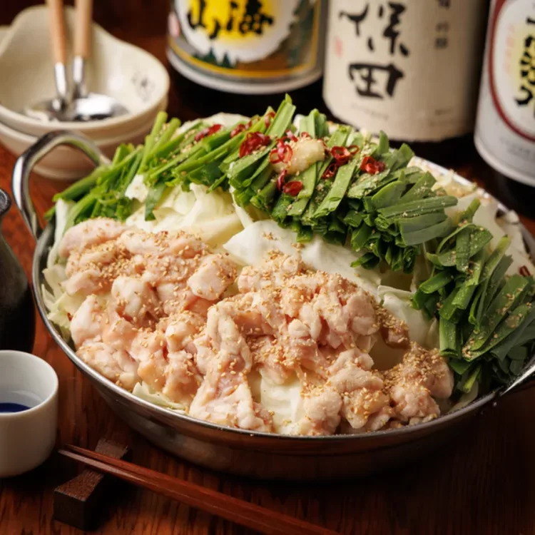 和牛もつ鍋 1人前 ◆濃厚味噌スープ
